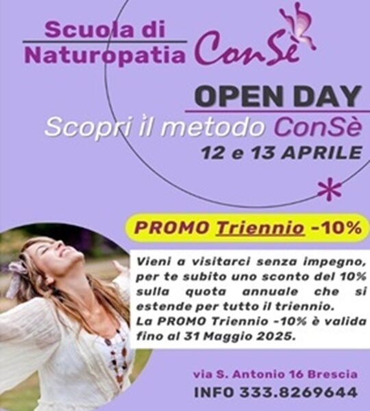 OPEN DAY Sabato 12 e Domenica 13 APRILE 2025