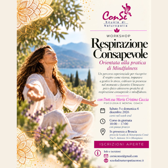 Respirazione Consapevole orientata alla pratica di Mindfulness