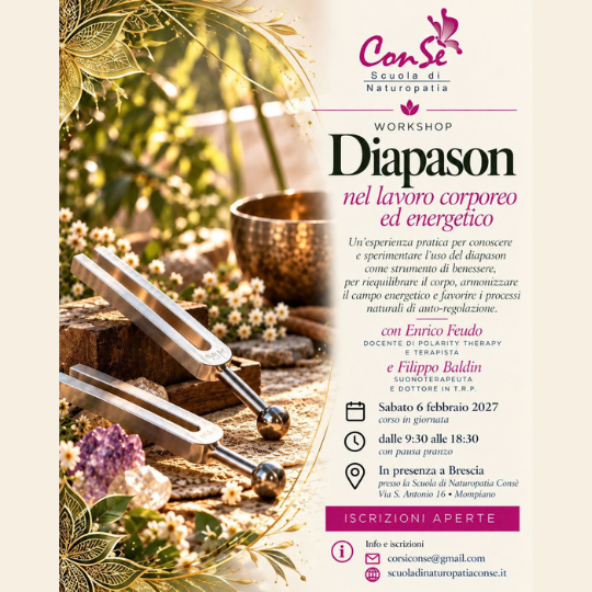 Workshop sull'utilizzo del Diapason nel lavoro corporeo ed energetico